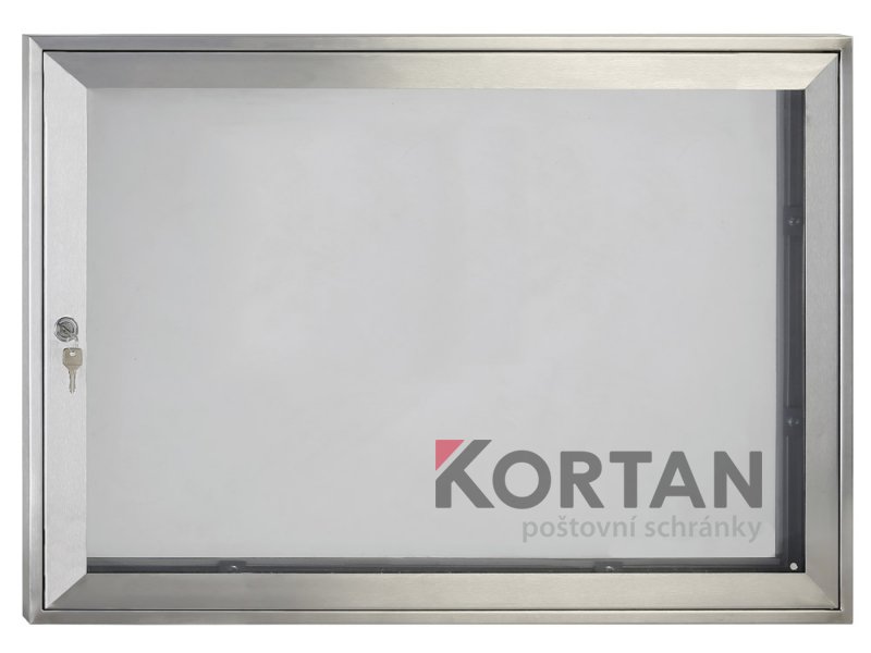 Nástěnná vitrína interiérová - NEREZ - 900x600 mm | eshop.KORTAN.cz