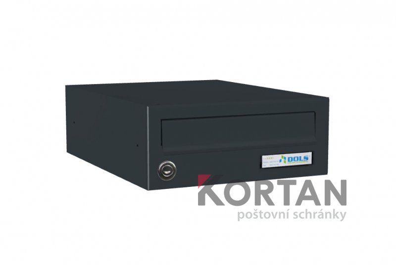 Poštovní schránka B-016 - na stěnu - lakovaná | eshop.KORTAN.cz