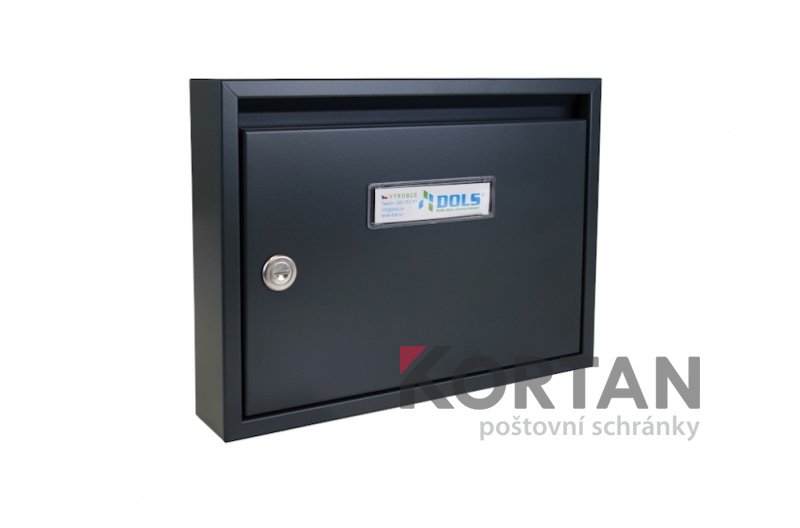 Poštovní schránka E-01 paneláková - na stěnu - lakovaná | eshop.KORTAN.cz