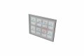 Vitrína exteriérová DOLS 1000x700 mm + stříška - lakovaná | eshop.KORTAN.cz